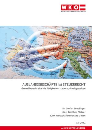 Das Bild zeigt das Cover einer Publikation der WKO (Wirtschaftskammer Österreich). Der Titel „Globaler Export“ wird über eine Abbildung von Händen, die eine Weltkarte berühren, angezeigt. Es ist ein symbolischer Fokus auf internationale Geschäftsmöglichkeiten und Vernetzung.